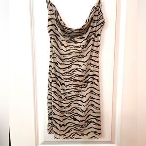 NWT WeWoreWhat Tiger Mini Dress / CoverUp